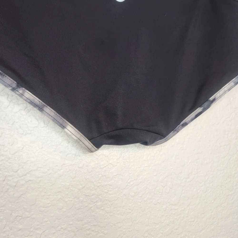 TYR Black Women's Swim Bottoms with Gray Trim